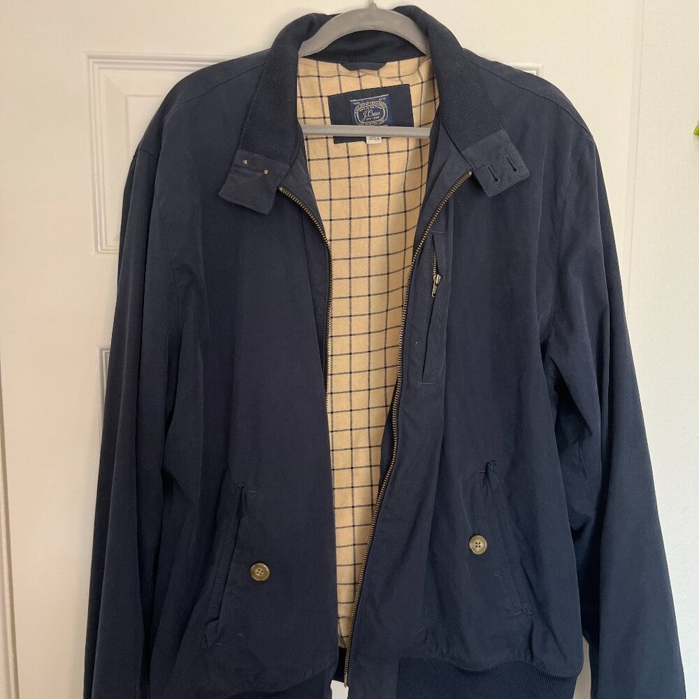 Jcrew Mens Navy Bomber Jacket